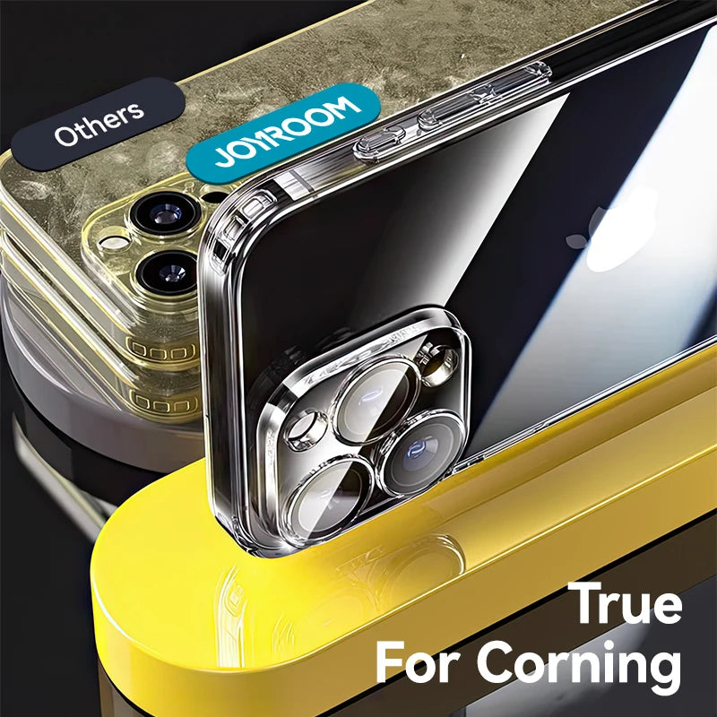 Original Joyroom Clear Case for iPhone 16 Pro Max – Slim, Strong, and Built to Show Off