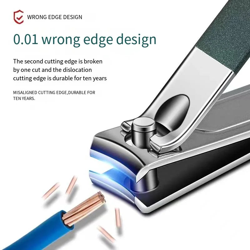 Premium 6-Piece Stainless Steel Nail Scissors & Clippers Set – Portable & Stylish