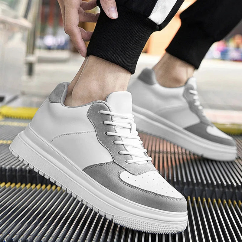 Men’s Elevator Sneakers – Hidden Heel Heightening Shoes (6CM, 8CM, 10CM)