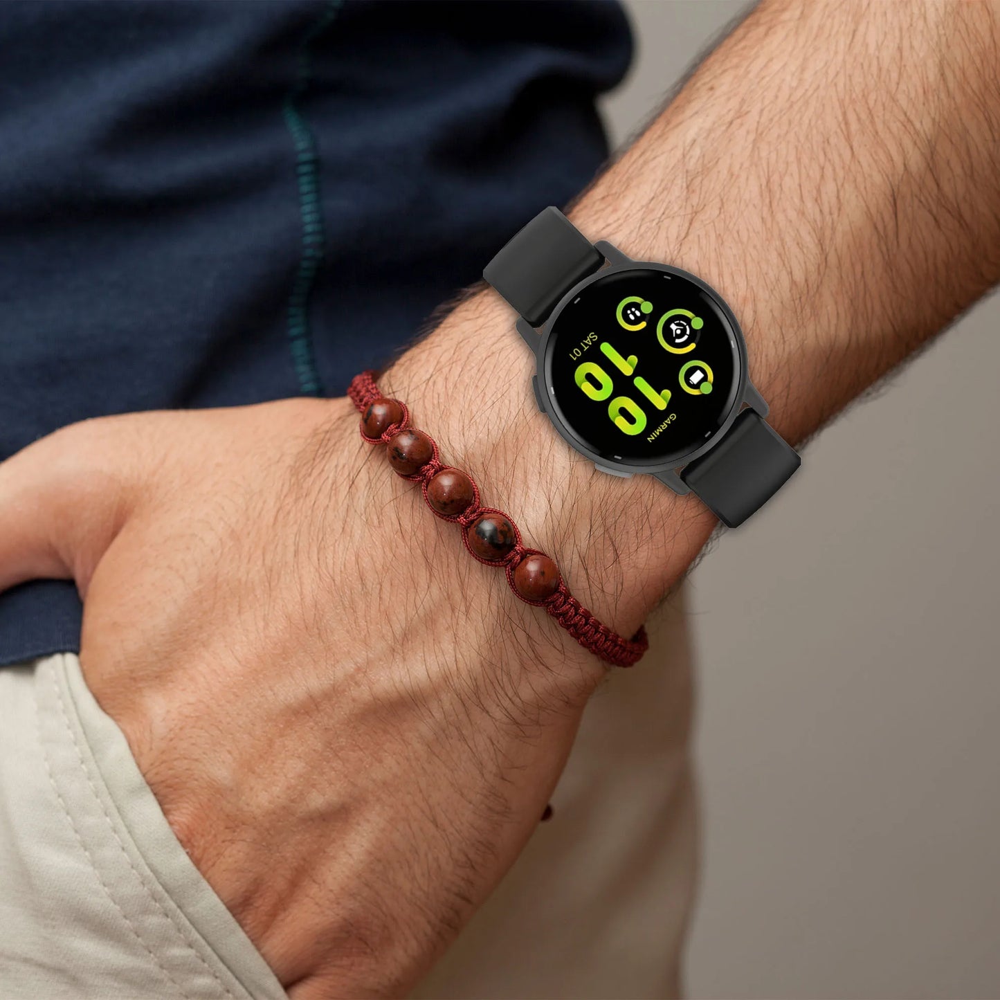 Universal Silicone Watch Bands for Garmin – 18mm, 20mm, 22mm Options
