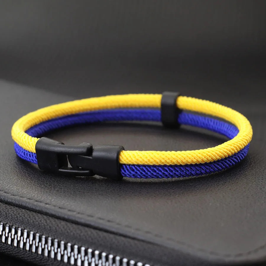 Rugged & Stylish: MGS Men's Bicolor Milan Rope Bracelet