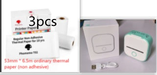 Phomemo T02 Bluetooth Mini Thermal Printer – Inkless, Portable & Multilingual
