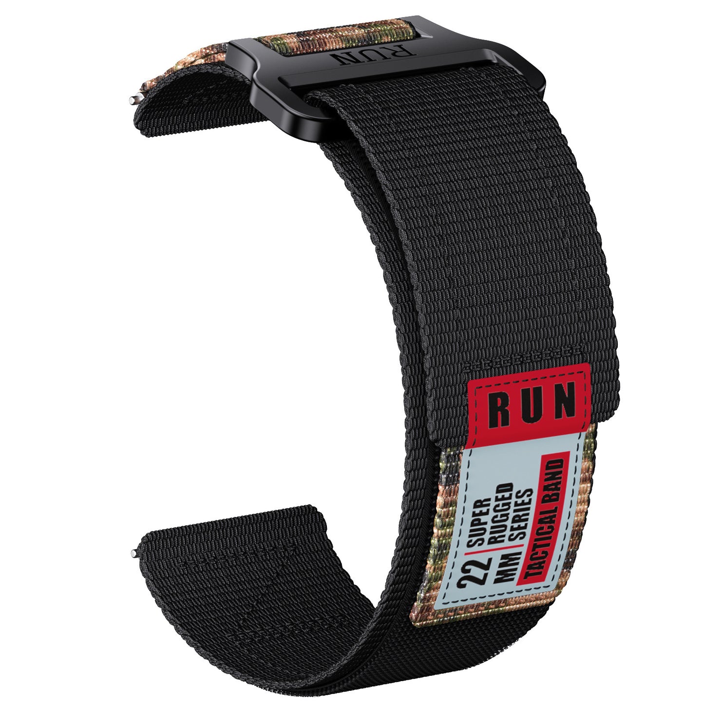 Men’s Tactical Nylon Sports Watch Strap – 20mm & 22mm Universal Fit for Samsung, Huawei, Garmin