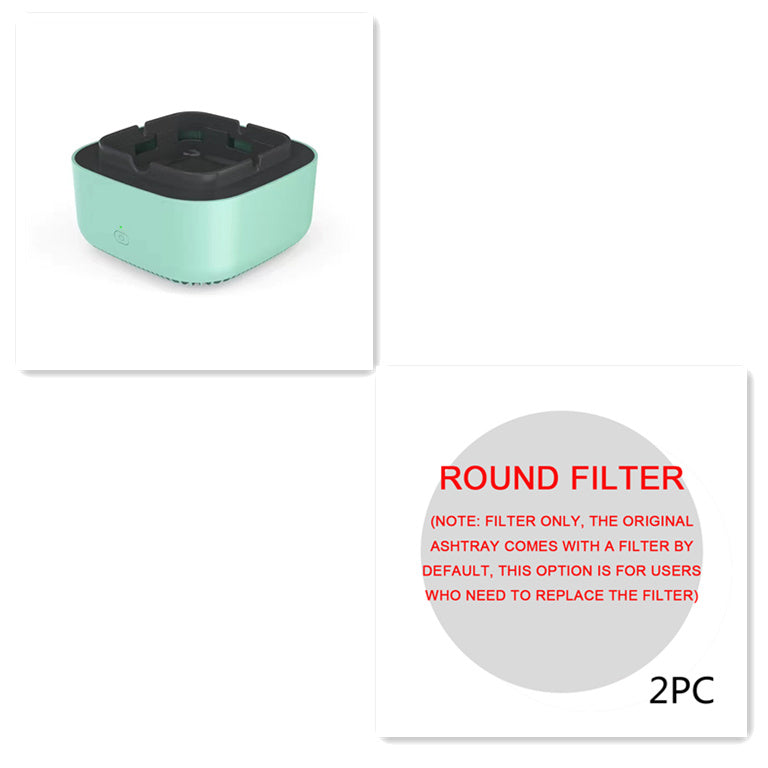 Portable Air Purifier Ashtray – Smoke Removal & Anion Freshener for Cars & Homes