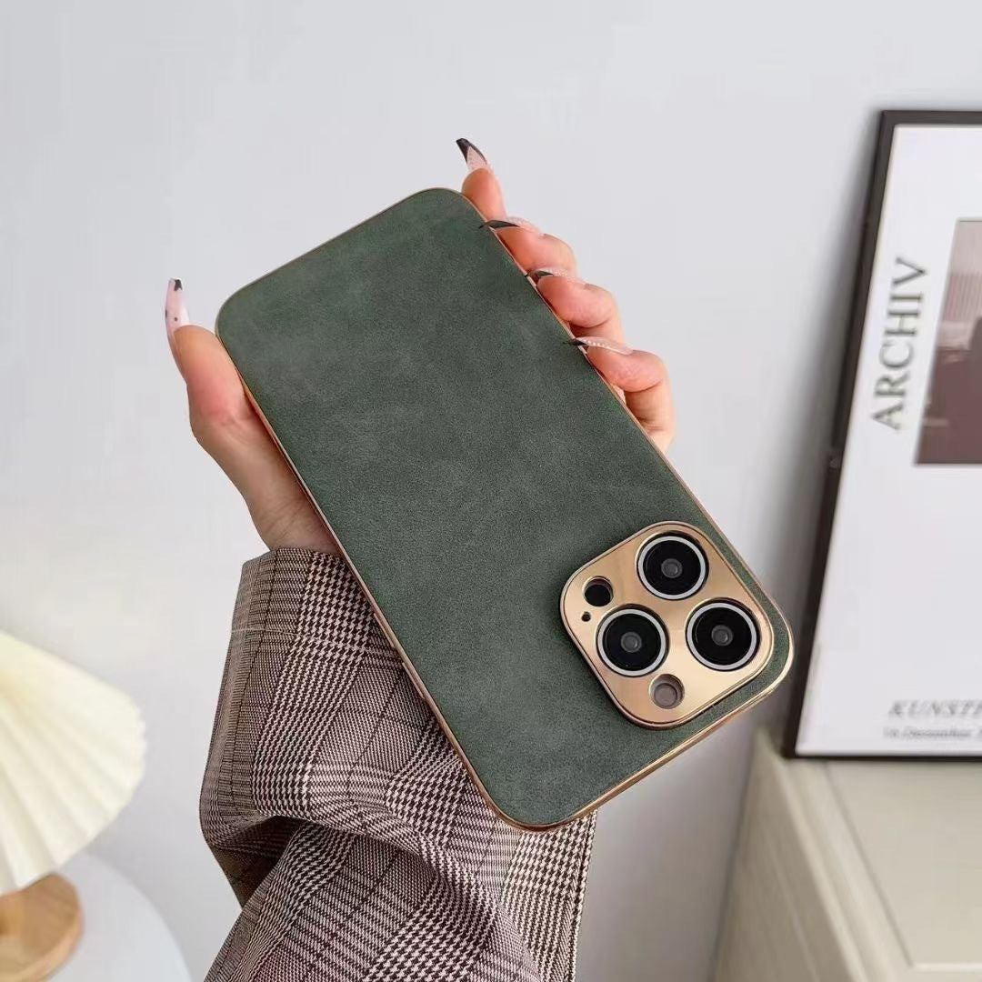 Premium Leather Texture iPhone Case – Slim, Stylish & Protective