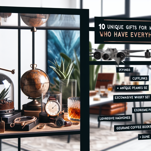 10 Unique Gifts for Men Who Have Everything