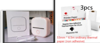 Phomemo T02 Bluetooth Mini Thermal Printer – Inkless, Portable & Multilingual