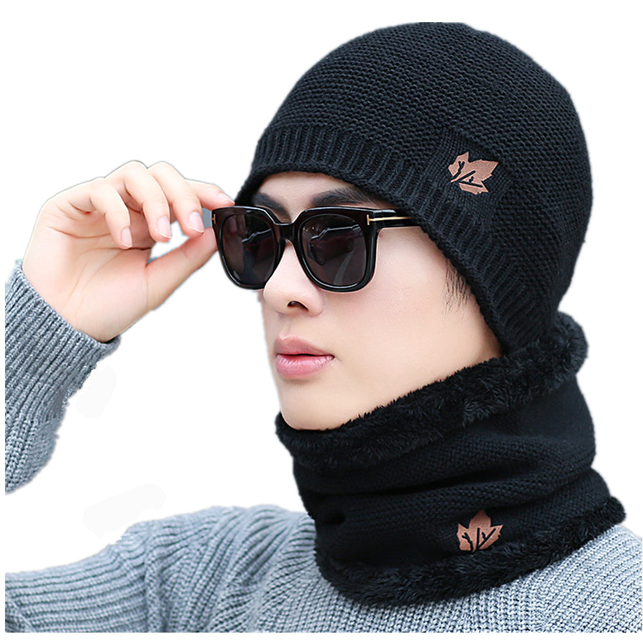 Conjunto de gorro y braga de punto Ultimate Warmth para hombre 