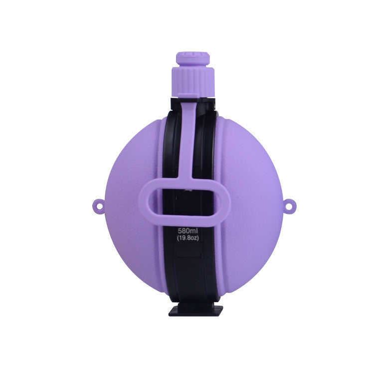 Folding Military-Grade Silicone Water Bottle – 19.8oz