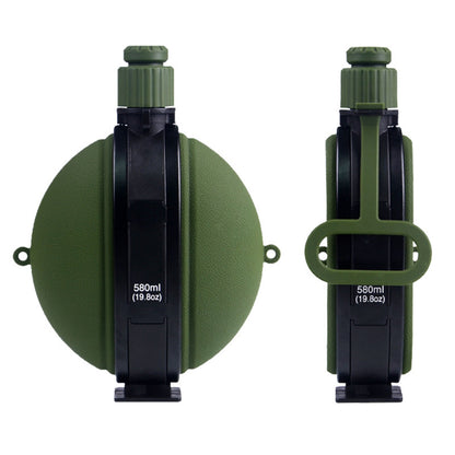Folding Military-Grade Silicone Water Bottle – 19.8oz