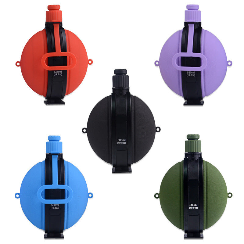 Folding Military-Grade Silicone Water Bottle – 19.8oz