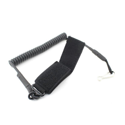 Outdoor Tactical Coiled Safety Lanyard – Multiple Colors