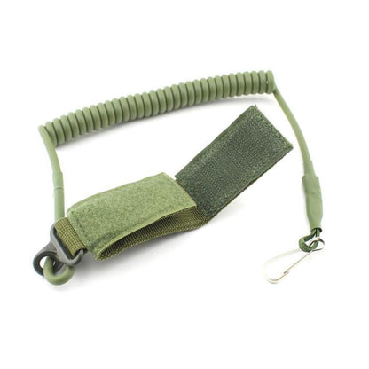 Outdoor Tactical Coiled Safety Lanyard – Multiple Colors