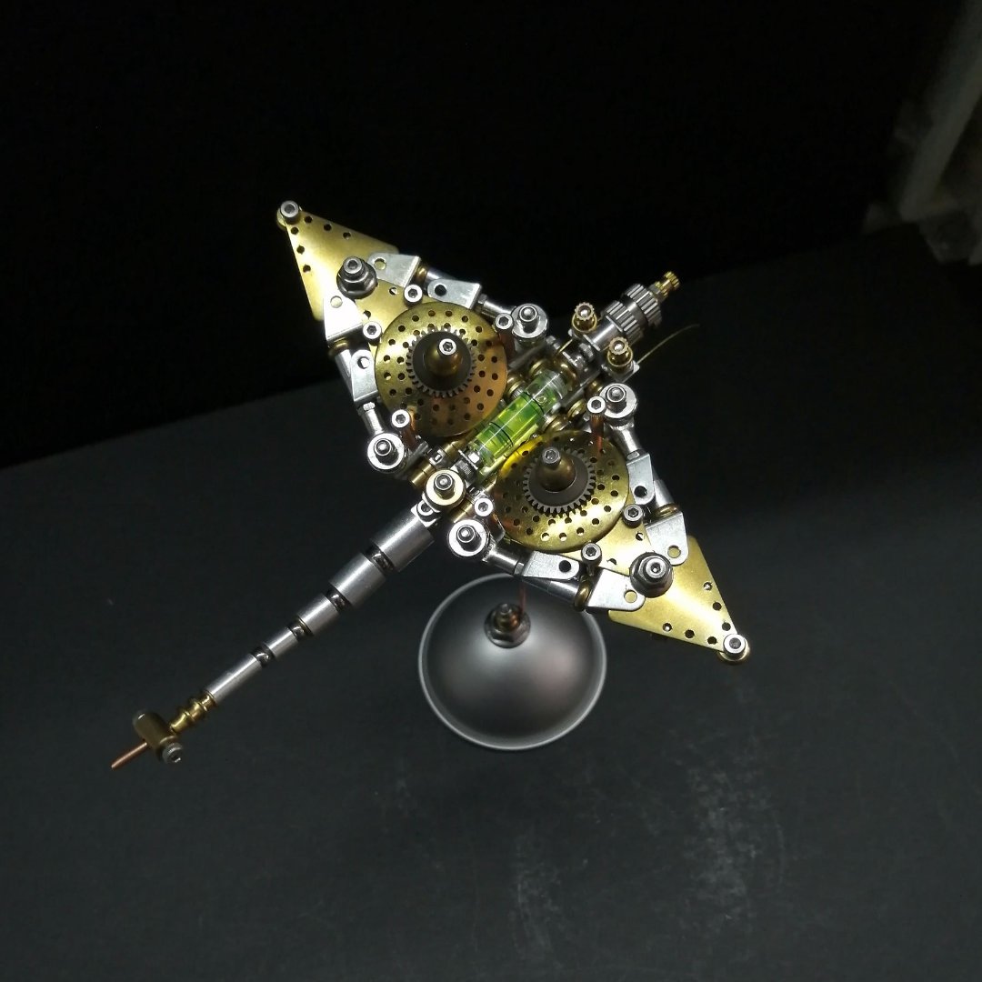 DIY 3D Steampunk Manta Ray Puzzle – Mechanical Metal Model Kit