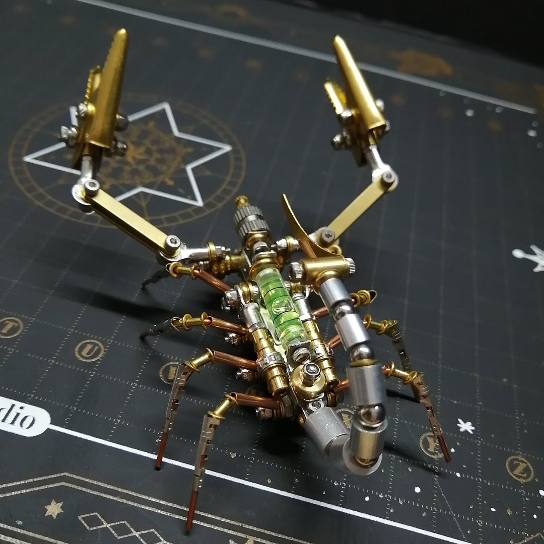 DIY 3D Steampunk Scorpion Puzzle – Metal Mechanical Model Kit