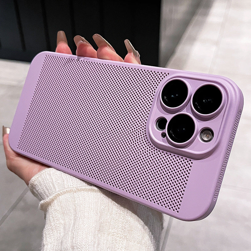 Ultra-Thin Breathable iPhone 16 Case with Lens Protector Cooling Case