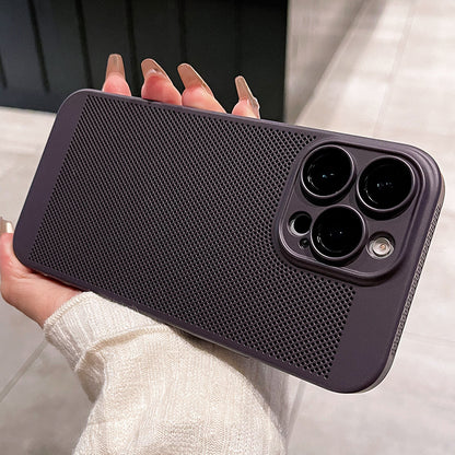 Ultra-Thin Breathable iPhone 16 Case with Lens Protector Cooling Case