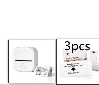 Phomemo T02 Bluetooth Mini Thermal Printer – Inkless, Portable & Multilingual