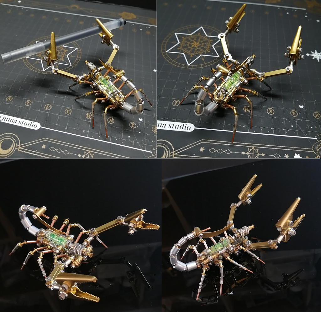 DIY 3D Steampunk Scorpion Puzzle – Metal Mechanical Model Kit