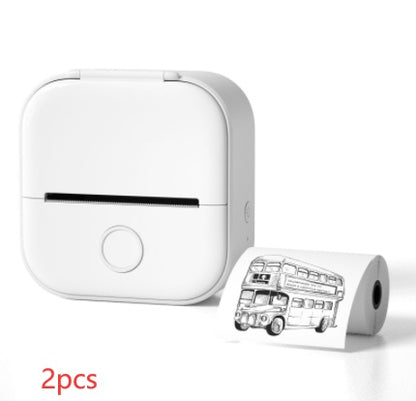 Phomemo T02 Bluetooth Mini Thermal Printer – Inkless, Portable & Multilingual