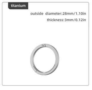 Titanium Alloy Quick Release Keychain Buckle – Durable, Lightweight & Secure