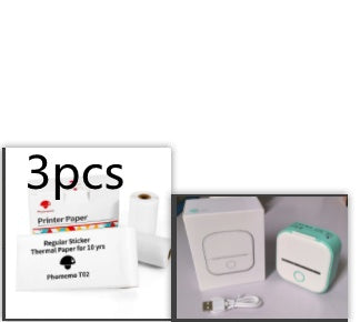 Phomemo T02 Bluetooth Mini Thermal Printer – Inkless, Portable & Multilingual