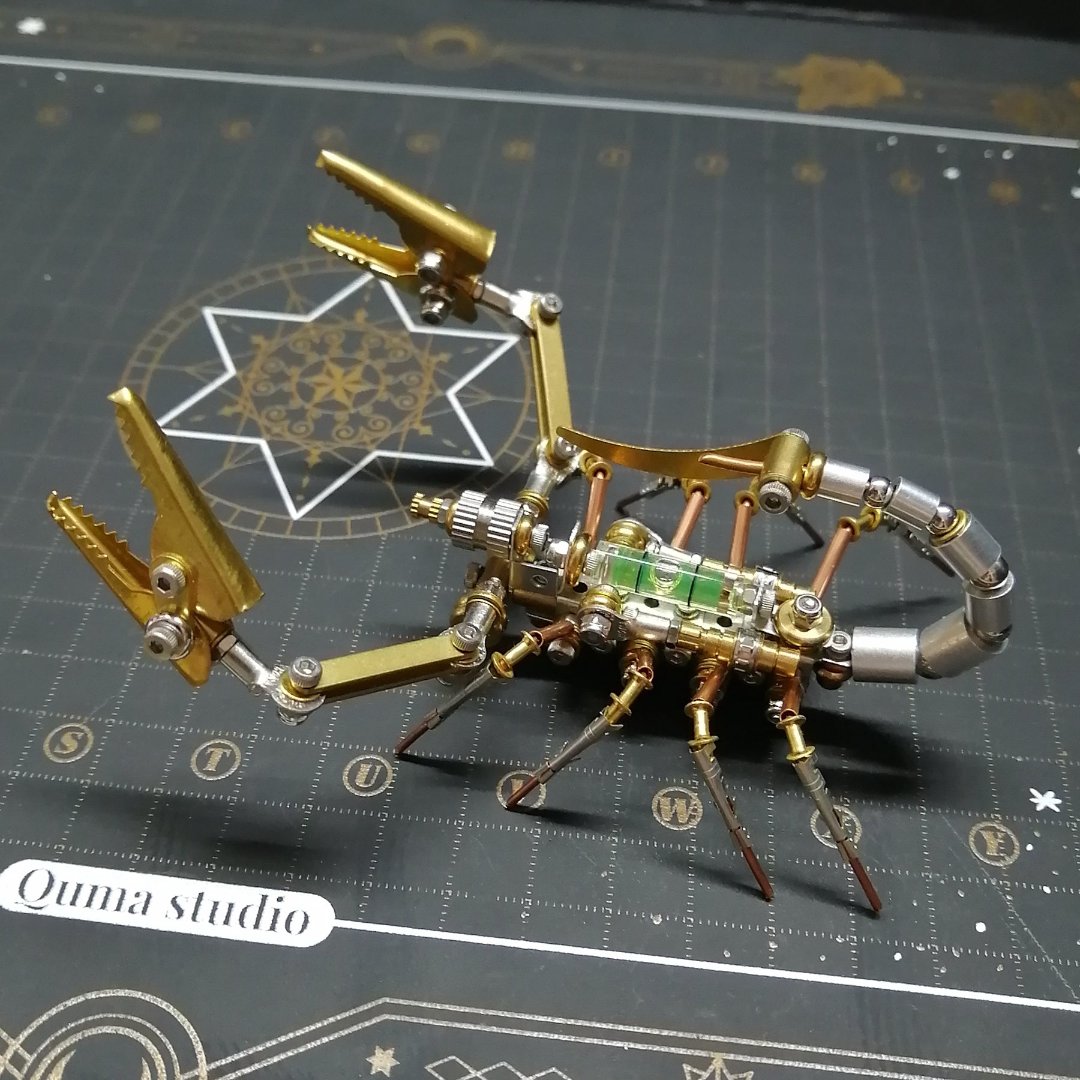 DIY 3D Steampunk Scorpion Puzzle – Metal Mechanical Model Kit