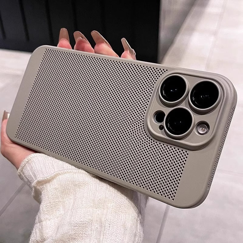 Ultra-Thin Breathable iPhone 16 Case with Lens Protector Cooling Case