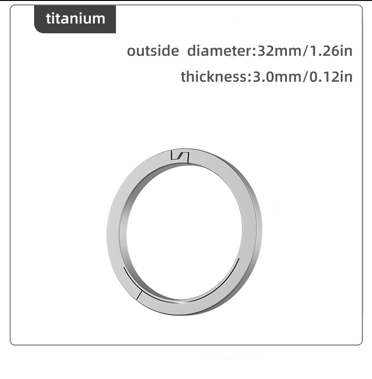 Titanium Alloy Quick Release Keychain Buckle – Durable, Lightweight & Secure
