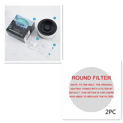 Portable Air Purifier Ashtray – Smoke Removal & Anion Freshener for Cars & Homes