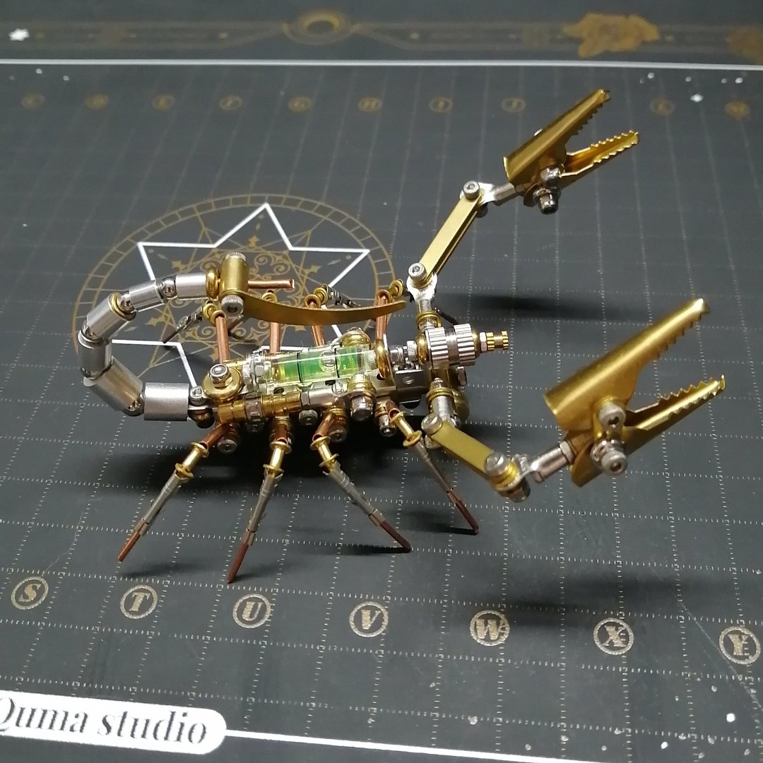 DIY 3D Steampunk Scorpion Puzzle – Metal Mechanical Model Kit