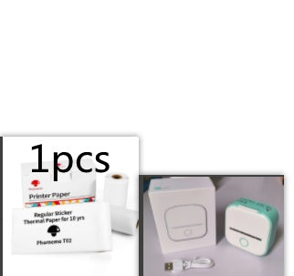 Phomemo T02 Bluetooth Mini Thermal Printer – Inkless, Portable & Multilingual