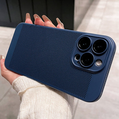 Ultra-Thin Breathable iPhone 16 Case with Lens Protector Cooling Case