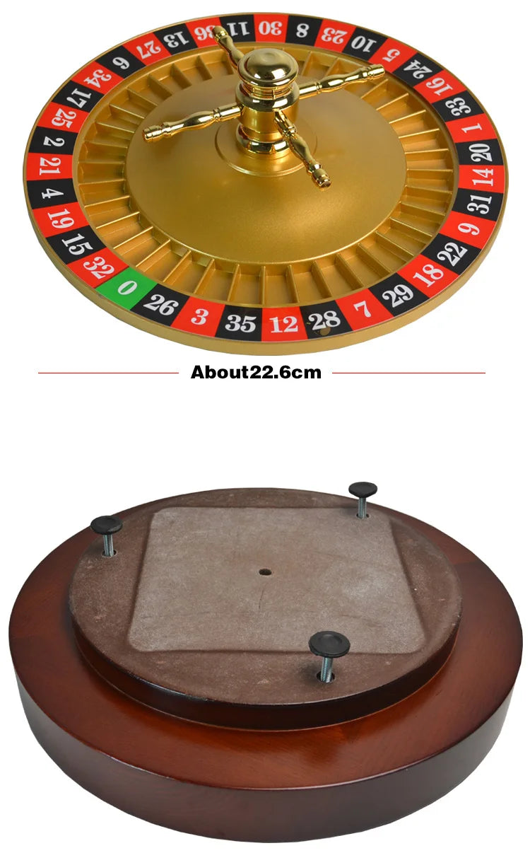 High-Quality Wooden Roulette Set for Premium Casino Gaming Fun - Man Gifts Shop