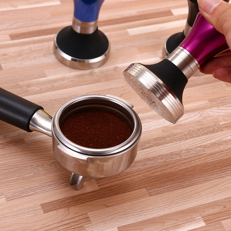 Adjustable 58mm Stainless Steel Coffee Tamper – Ergonomic Barista Tool