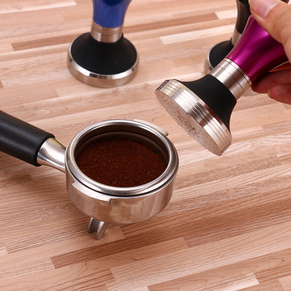 Adjustable 58mm Stainless Steel Coffee Tamper – Ergonomic Barista Tool