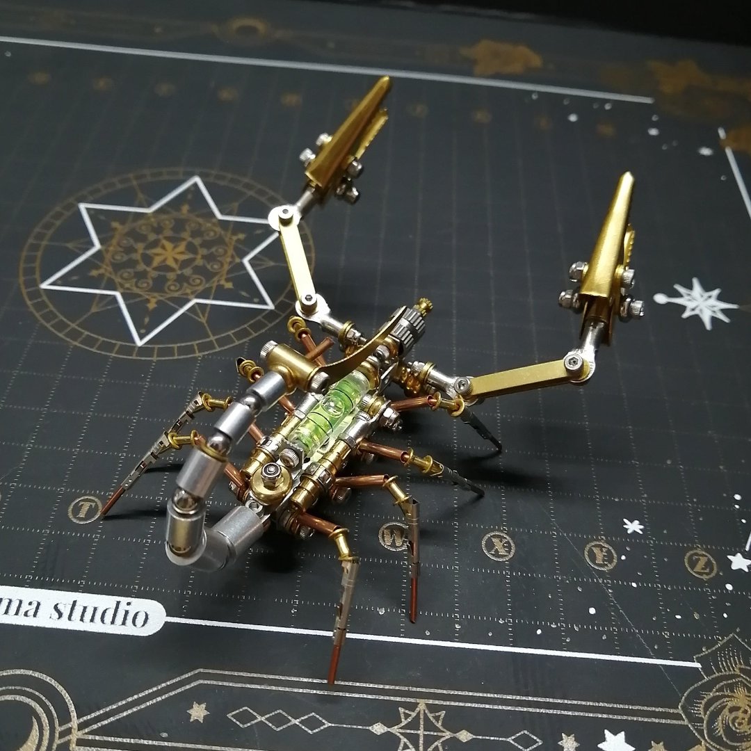 DIY 3D Steampunk Scorpion Puzzle – Metal Mechanical Model Kit