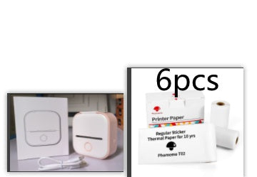 Phomemo T02 Bluetooth Mini Thermal Printer – Inkless, Portable & Multilingual
