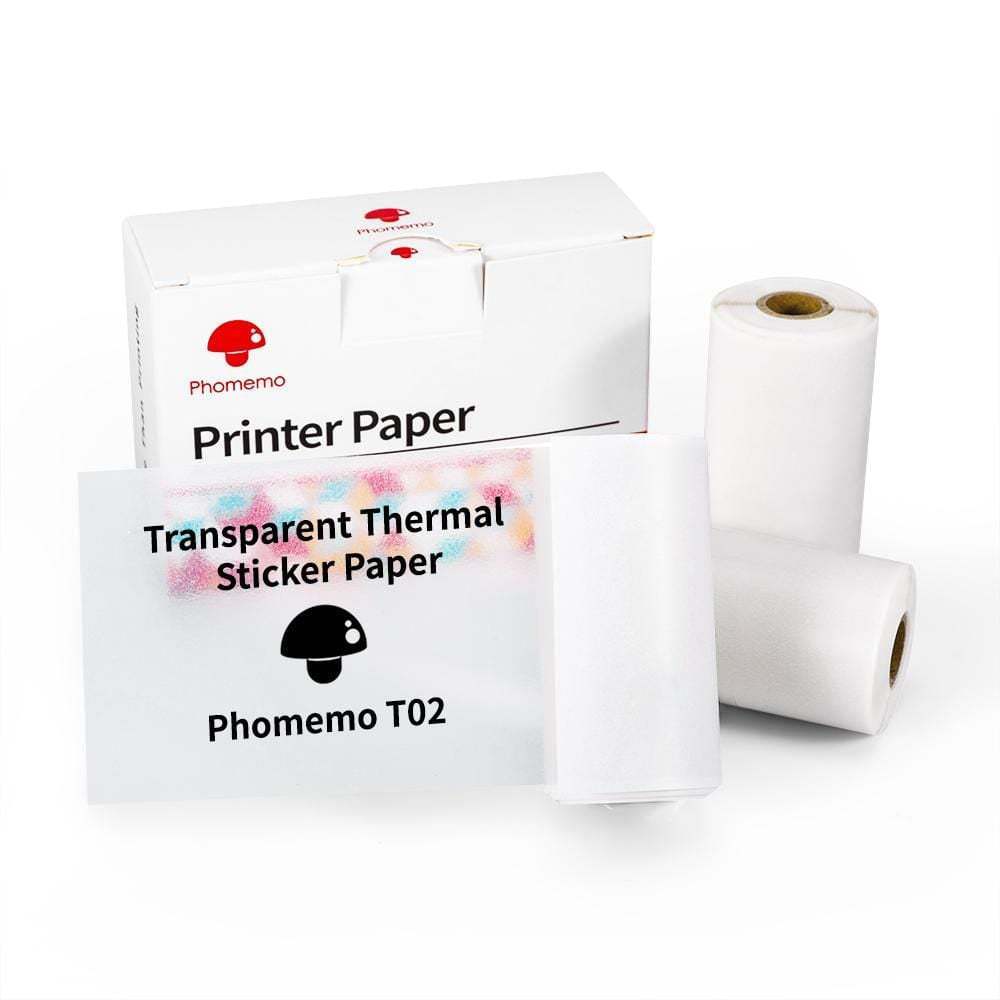 Phomemo T02 Bluetooth Mini Thermal Printer – Inkless, Portable & Multilingual
