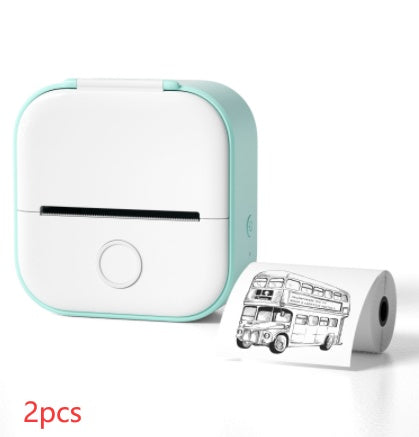 Phomemo T02 Bluetooth Mini Thermal Printer – Inkless, Portable & Multilingual