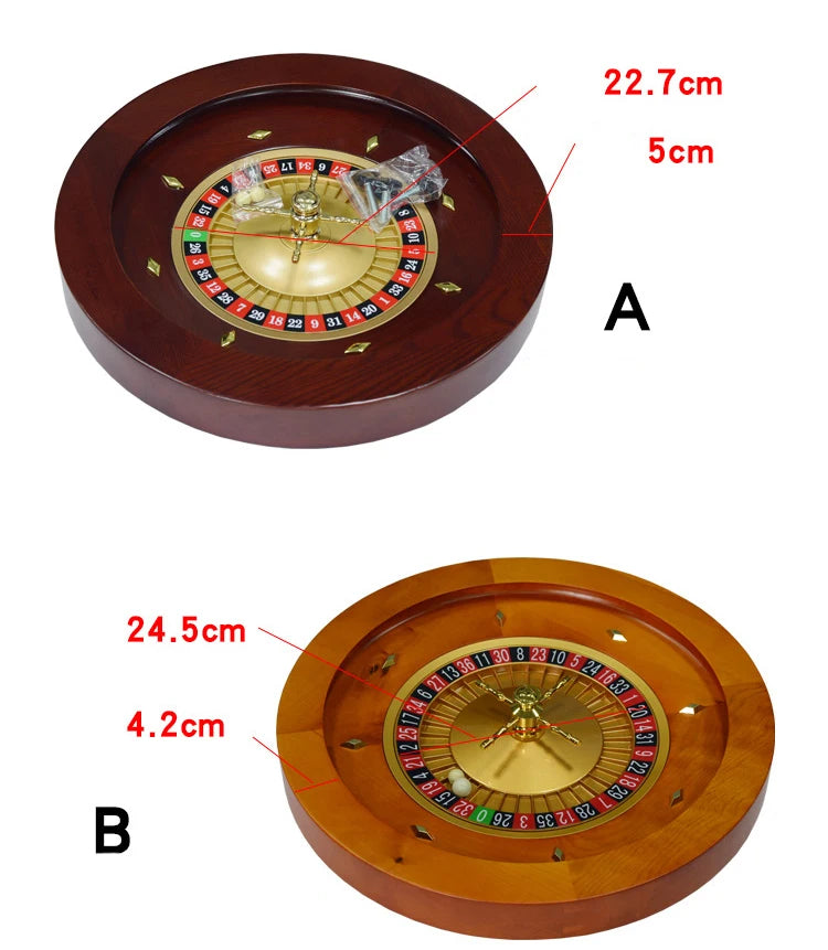 High-Quality Wooden Roulette Set for Premium Casino Gaming Fun - Man Gifts Shop