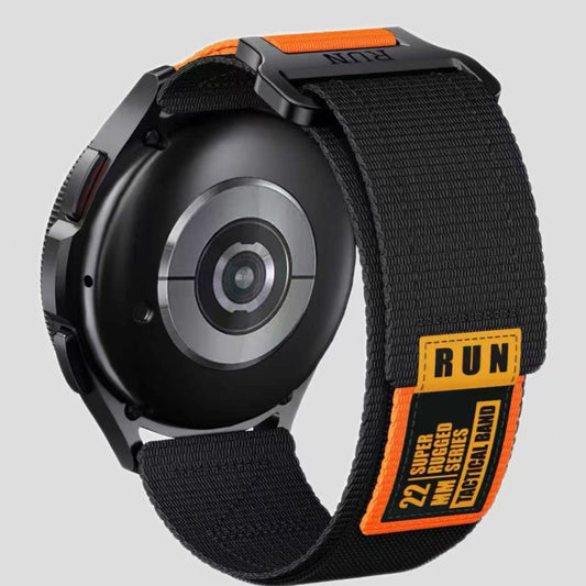 Men’s Tactical Nylon Sports Watch Strap – 20mm & 22mm Universal Fit for Samsung, Huawei, Garmin