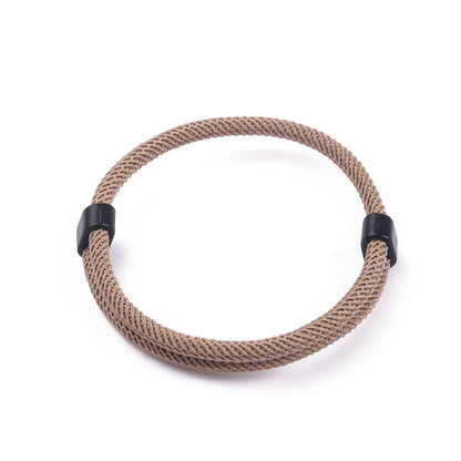 Adjustable Braided Rope Bracelet – Unisex Style for Everyday Wear