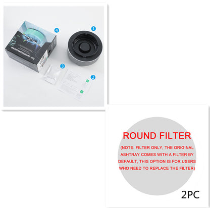 Portable Air Purifier Ashtray – Smoke Removal & Anion Freshener for Cars & Homes