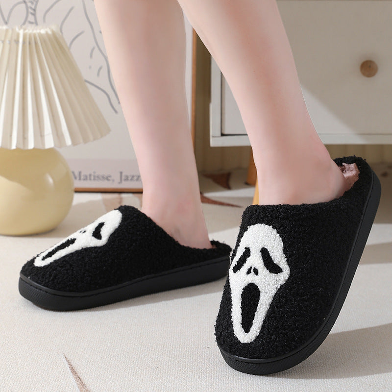 Halloween Skull Cartoon Slippers – Cozy Meets Creepy-Cool