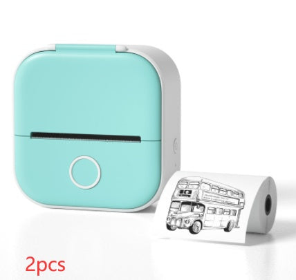 Phomemo T02 Bluetooth Mini Thermal Printer – Inkless, Portable & Multilingual