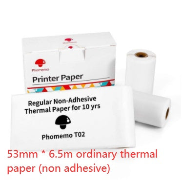 Phomemo T02 Bluetooth Mini Thermal Printer – Inkless, Portable & Multilingual
