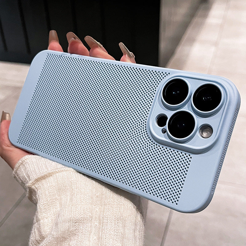 Ultra-Thin Breathable iPhone 16 Case with Lens Protector Cooling Case