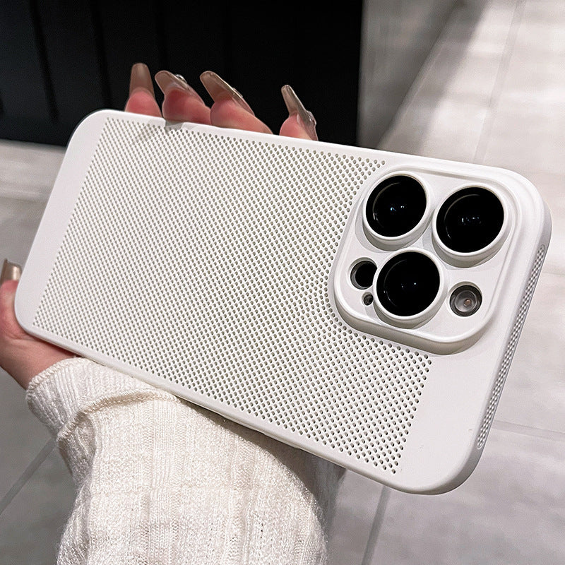Ultra-Thin Breathable iPhone 16 Case with Lens Protector Cooling Case