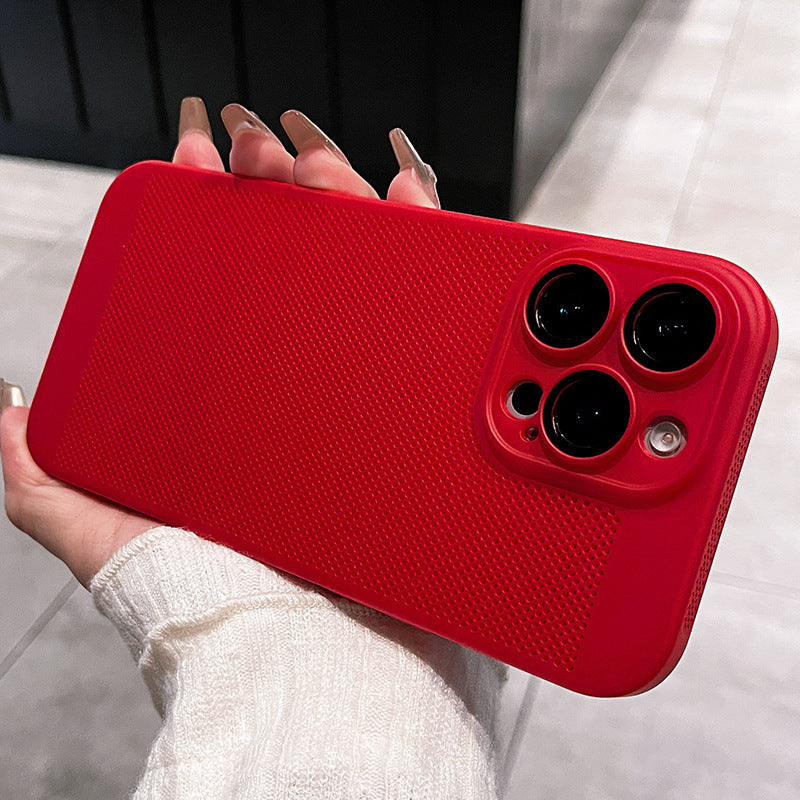 Ultra-Thin Breathable iPhone 16 Case with Lens Protector Cooling Case